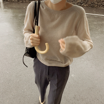 Click on the spot = Joo Korea 100 lap round neckline headsets horse seater fur long sleeve needle weaters D