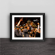 LeBron James Knight Championship solid wood decorative photo frame photo wall table hanging frame ornaments home painting