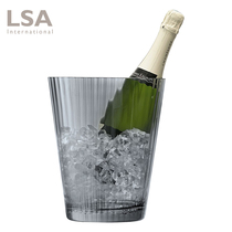 UK LSA imported European glass ice bucket thickened champagne bucket Home commercial wine beer ice bucket large