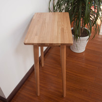 Day-style solid wood table milk tea Tea-course Dining Side Table table Table Bed Head Cabinet Edge a few Shuiyu Custom