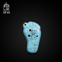 Fengya Ocarina Green and white split six-hole ocarina Contentment 6-hole SC shape ocarina 6-hole