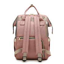 Mommy bag shoulder bag multi-functional large capacity school bag 2018 new fashion baby girl out of the light mother and baby bag