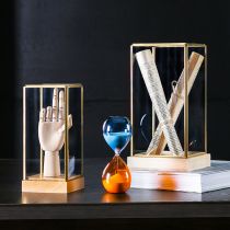 Nordic style hourglass ornaments timer glass creative personality birthday gift living room study decorations decoration
