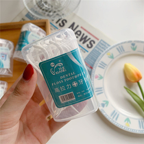 Good tooth guard box 30 adult double head dental floss stick