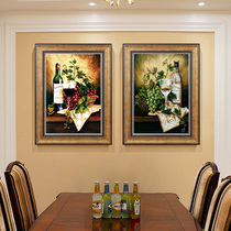 American restaurant decoration painting wall decoration creative personality murals dining room wall hanging painting retro European oil painting