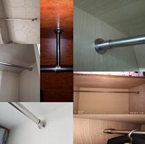 Punched bathroom accessories side mounted fixed flange seat frame open joint round head flange seat railing adapter interface