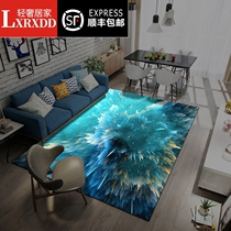 LXRXDD Burst Star Carpet Home Living Room Study Bedroom Children's Room Bedside Blanket Washable Support Customization