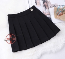 S032b 1105DM is high and thin high waist A- shaped three-dimensional crease extended woolen skirt pants