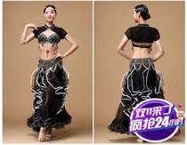 Xinjia clothing set 2019 new belly dance clothing womens performance Performance Exercise uniforms girl suspenders Latin