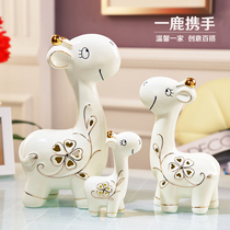 New home housewarming gifts Home decorations Living room wine cabinet ornaments Wedding gifts Female best friend newlywed creative and practical