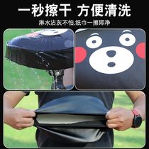 Electric battery car bicycle cushion cover Waterproof sunscreen Yadi Tram seat cover Universal seat seat four seasons cover