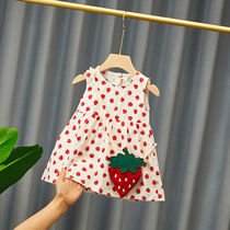 Baby girl Summer Dress 1-3 years old suspender skirt baby skirt summer children Princess 6 girls girl dress summer