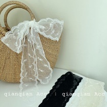 Super fairy headscarf streamer head rope hair band female tied hair braided hair net red headwear 2021 new ins wind ponytail