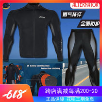 AL Motorcycle Summer Cross-country Racing Locomotive CC Anti-Fall Rider Riding Suit Breathable Perspiration Quick Dry Protective Clothing Pants