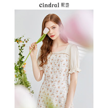 Xi Prefecture 2022 Summer New Splicing Tandem Dress Dress Woman Muscular Sense of lean style High sense Jedi Collar Skirt