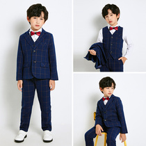 Autumn new boys small suit children British style sub suit suit plus fleece boys Korean version dress manufacturer
