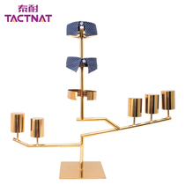 Tainai stainless steel collar rack cuff sleeve display rack Shopping mall clothing store display rack shirt neckline display props