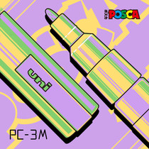 Japan uni Mitsubishi acrylic marker 1M3M5M white oil painting stick watercolor starry sky embellishment highlight pen OSCA