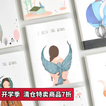 Notebook Stationery Book Little Qingxin University Students thicken Korea Creative Simple NoteDiary Wholesale