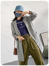 XTHEMCAPS Korea S * I fashionable casual good quality check suit 2 color special