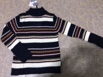 Export Japan Original list Foreign trade Children sweater knitted sweater hooded sweater long sleeve embroidery T17