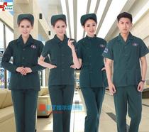 Men and women emergency clothes emergency clothes 120 work clothes split suit emergency department nurse clothes doctor clothes dark green lake blue