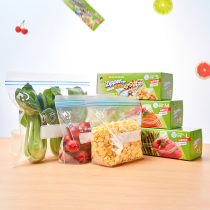 Fresh-keeping bag with closure food grade Food-grade Container freezer can be reused with large number small mini-sealed bag