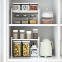 (DIY free collocation)Kitchen sink under the cabinet sub-layered countertop shelf Multi-layer finishing storage rack
