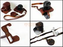 Suitable for Fuji x-t2 super original camera bag leather case xt3 micro single camera protective cover base replaceable battery