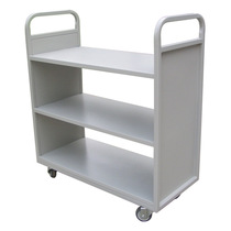 Custom flatbed book cart Two-layer flatbed book cart Three-layer flatbed book cart Mute mobile cart