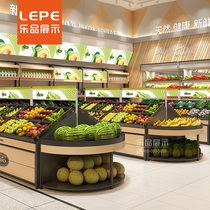 LP Yonghui Fresh Market Vegetable Storage Shelf Commercial Stainless Steel Bone Platform Fruit Shelf Display Shelf