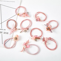 Nice small rubber band cute ins Super fairy head rope female Net red Super Fire tie hair rope rubber ring Hairband box