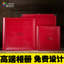 High-end photo studio wedding photo album custom wedding photo couple wedding photo couple wedding album leather commemorative book production