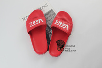 (Ten or eight color Korea) VANS PILLOW summer Red mens sports Beach slippers