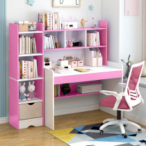 Child Liftable Learning Table Home Desk Bookshelf Integrated Elementary School Student Brief Writing Desk Subbedroom Computer Desk