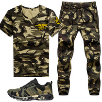 Summer military fans short-sleeved camouflage uniforms half-sleeved military uniforms special forces clothes men and womens t-shirt suits field thin models