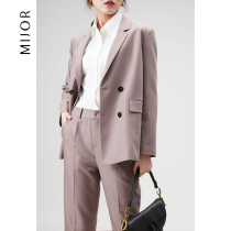 MIJOR workplace commuter set to take care of double row buttoned suit jacket + Western pants + shorts suit split