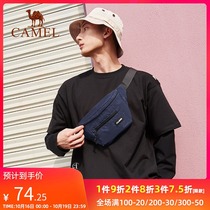 Camel official flagship store outdoor running bag multifunctional chest bag shoulder bag cycling mobile phone sports running bag large capacity