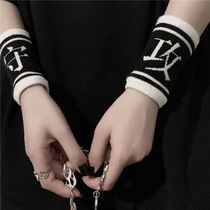 Wrists Wrists Tide Cool Dark Black Ensemble Literal Women Sportswomen Wristband Summer Thin Scar Basketball Wrist Jacket