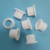 PTFE polytetrafluoroethylene flange bushing corrosion-resistant step flanging bushing high temperature Teflon bearing sleeve