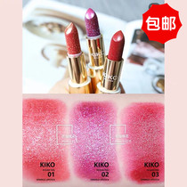 Spot kiko limited mouth red 2019 New products Ocean Ocean feel Summer qualified metal gold flash 01 03