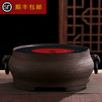 Ask Guzhai Old rock mud electric pottery stove tea stove Tea maker Kung Fu silent mini boiling water Iron silver copper pot Glass boiling water