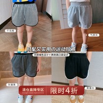 Chen Tai pig L mom male and female child summer clothing thin section casual shorts baby girl outside wearing childrens sports pants