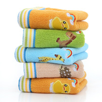 Factory direct sales of childrens towel face towel face towel childrens towel cute cartoon towel soft skin-friendly delicate thick and absorbent