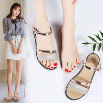 Summer Big Boy 12 sandals 15 years old Joker 38 yards 10 fashion wild 37 fairy junior high school students