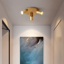 Nordic cloakroom lamp light and luxurious suction top spot light modern minimalist Entrance Lights Idea Corridor light Creative Corridor Aisle Lights