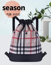 Korean version of Joker nylon backpack women's drawstring bag large capacity lightweight travel bag waterproof sports backpack