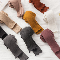 Baby leggings Spring and Autumn thin cotton baby socks 0-1-3 years old children pure cotton princess nine-point pants