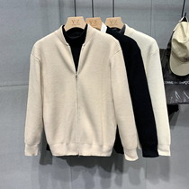 South Korea Dongdao Little Knitted Sweater Little Jacket Men and Korean Edition Leisure Pure Color Jacket Cover