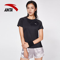 Anta Womens Short Sleeve 2021 Official Website Flagship New Quick Dry Casual Top Spring Women Breathable Sports T-shirt